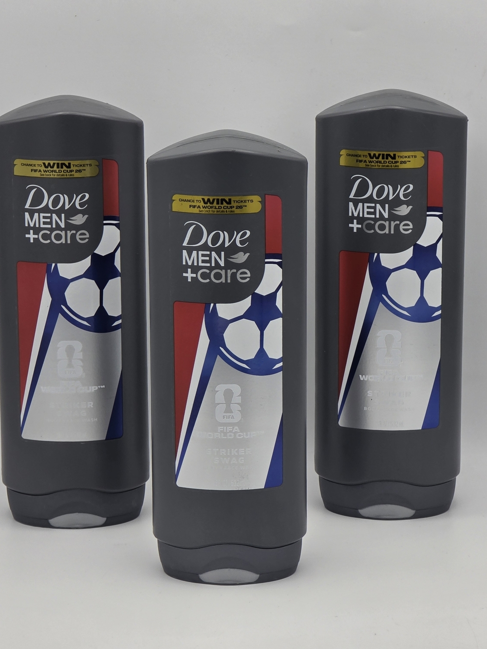 Dove Men+ Care Striker Body and Face Wash - FIFA World Cup Edition